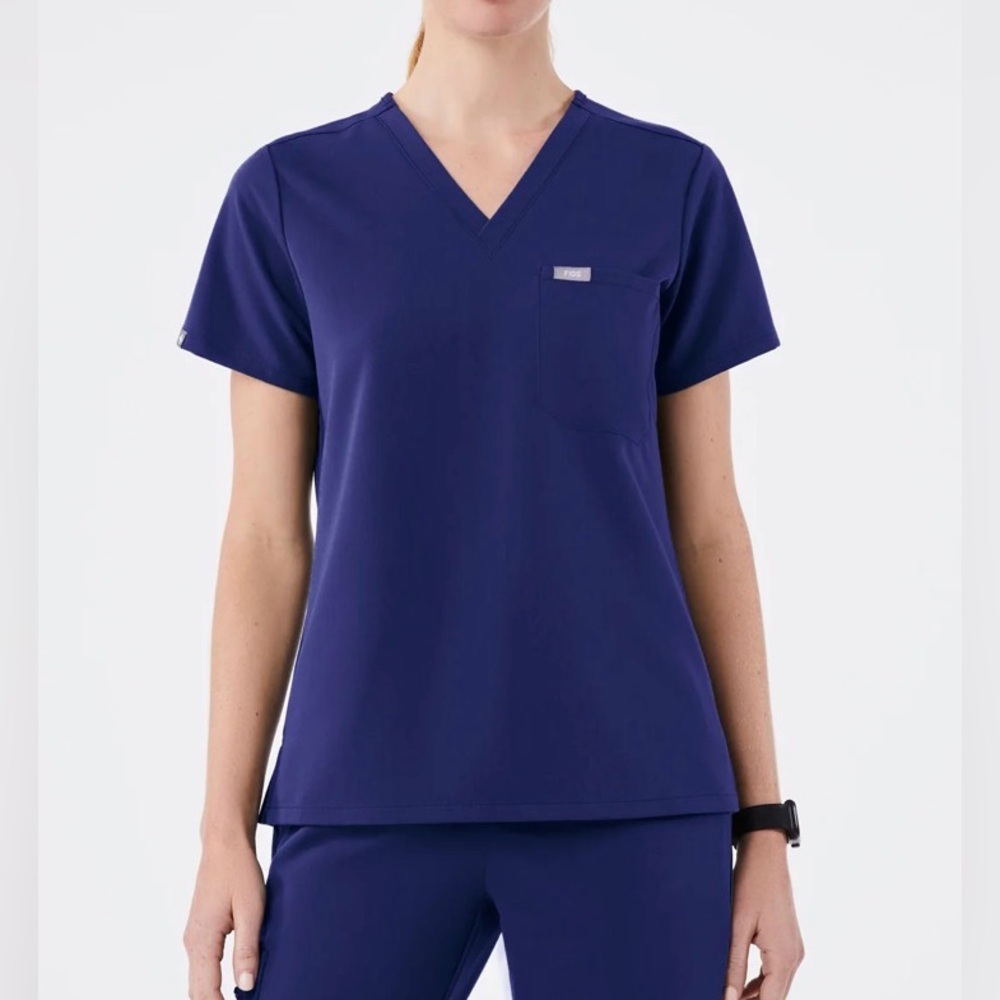 FIGS SAPPHIRE SCRUB SET XS Catarina top SMALL Uman relaxed jogger pant